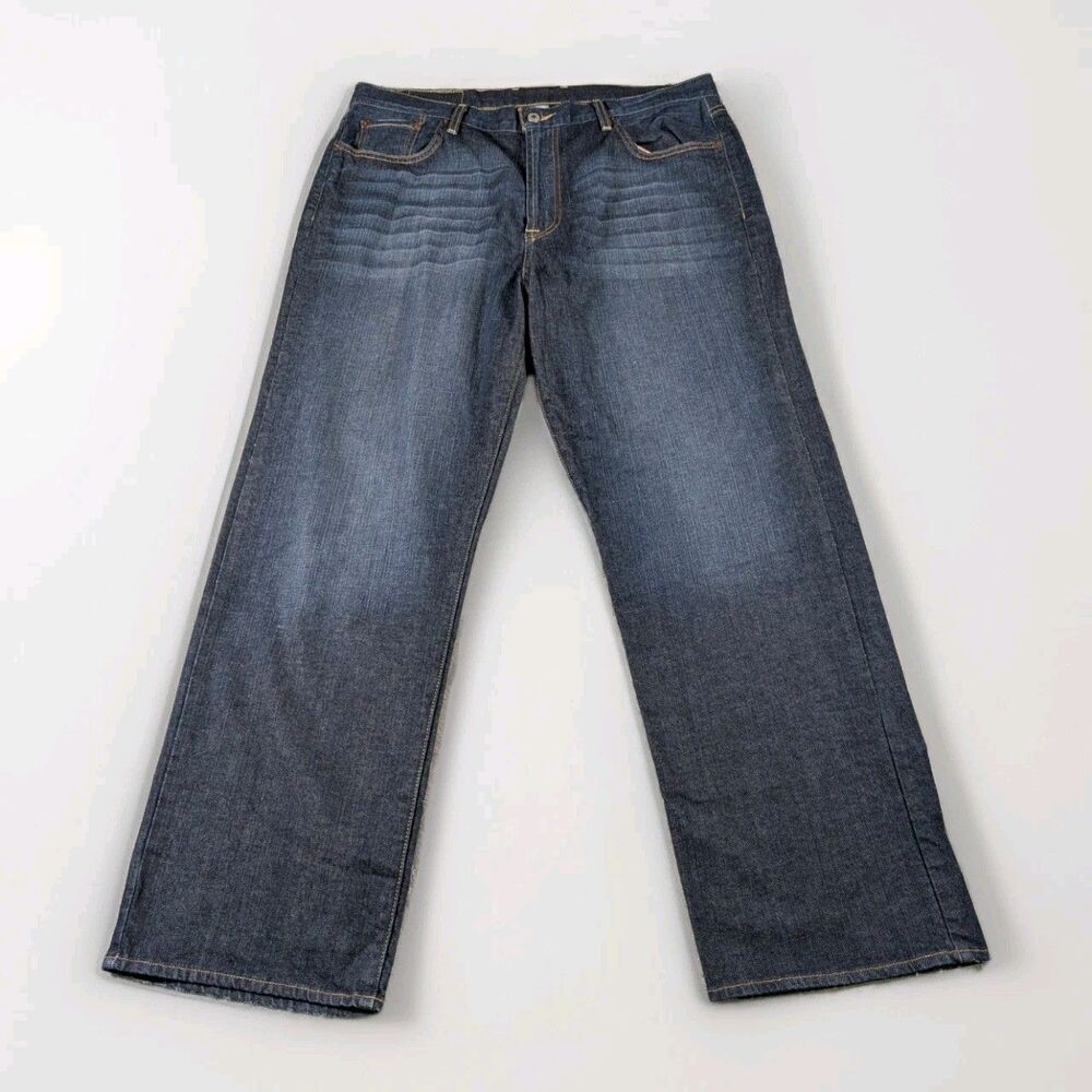 Lucky Brand Classic Fit Jeans Mens 38 Short Stretch Dad Jeans Casual Blue
